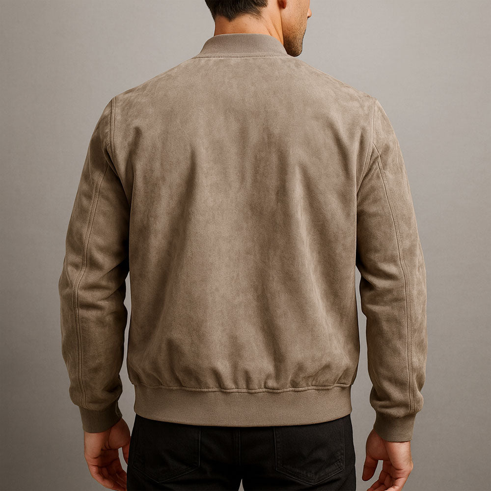 Adam – Zamszowa kurtka bomber premium