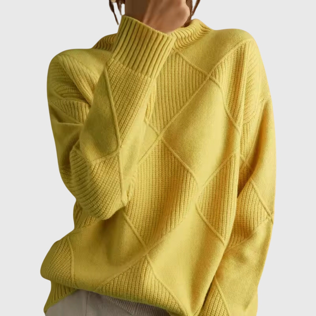 Angela | Sweter z golfem
