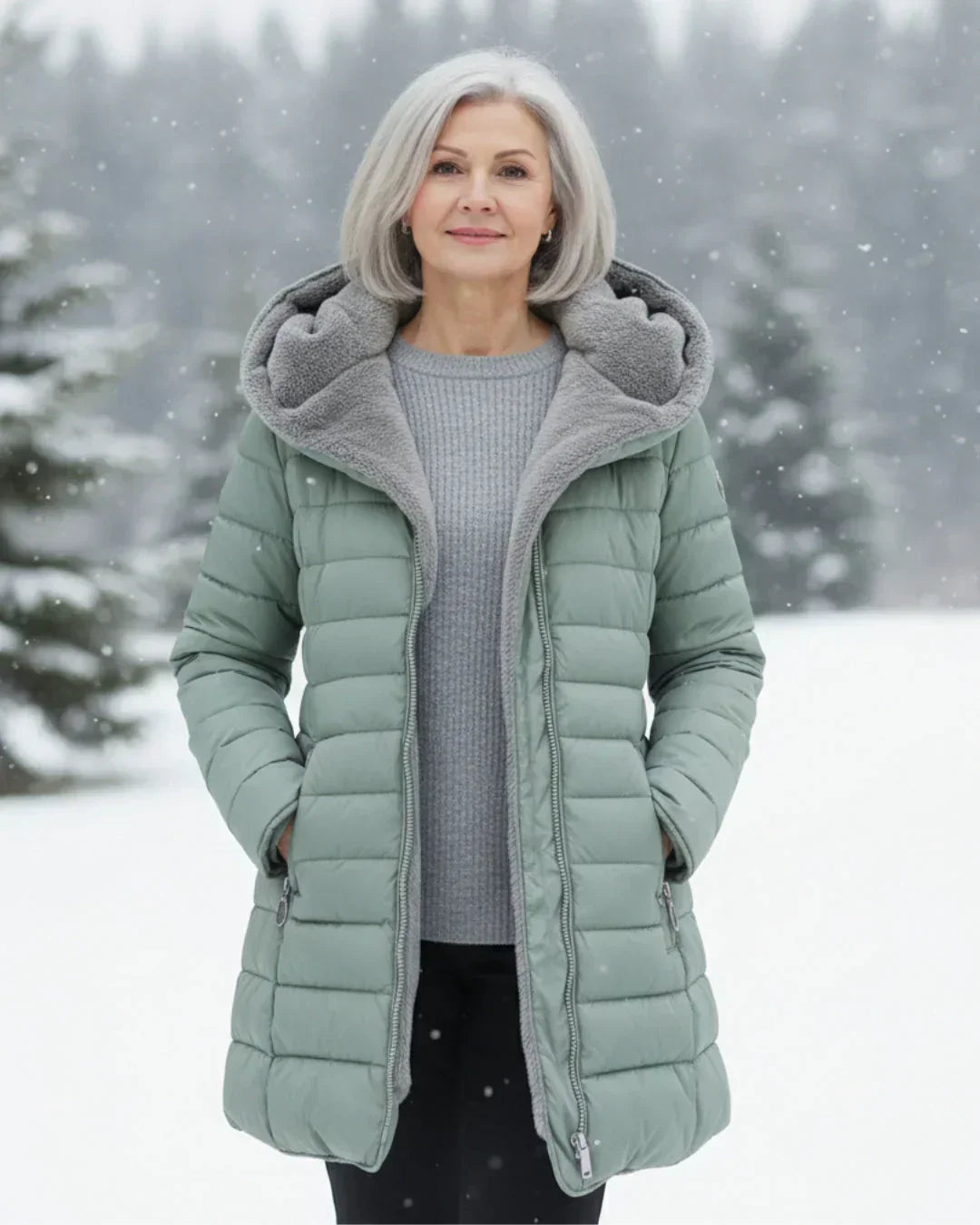Brenda | Pikowana Kurtka Zimowa
