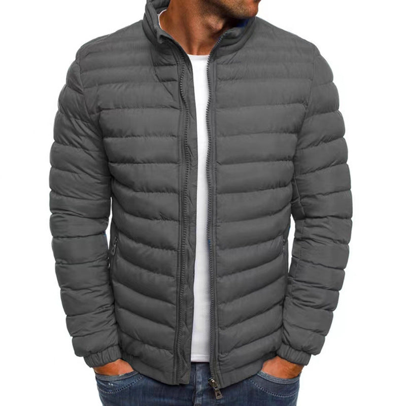 MATEUSZ| KURTKA PUFFER QUILTÉE W STYLU MIEJSKIM DLA MĘŻCZYZN