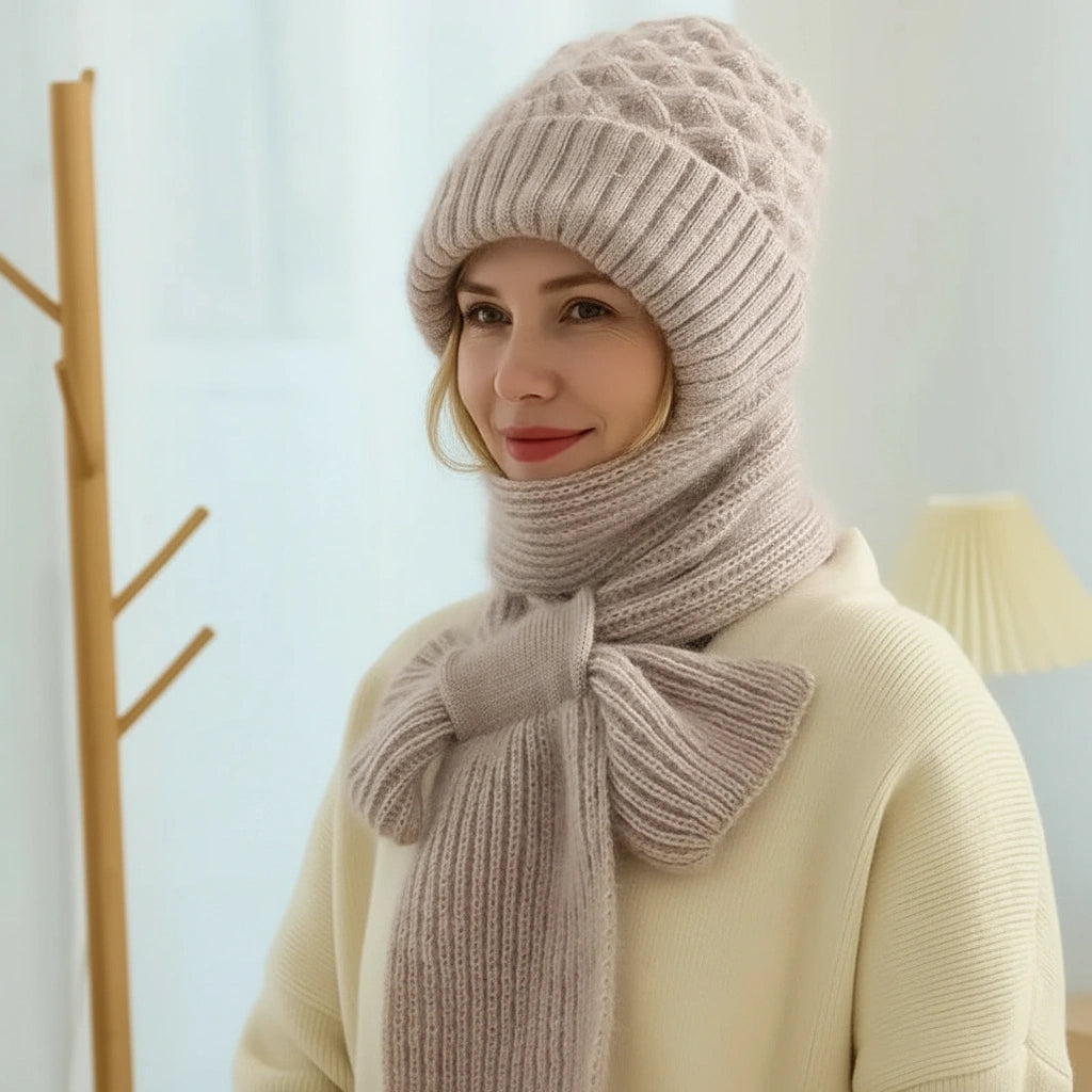 Ashworth Luxe™ | 2-i-1 Hætte & Halstørklæde (1+1 GRATIS)