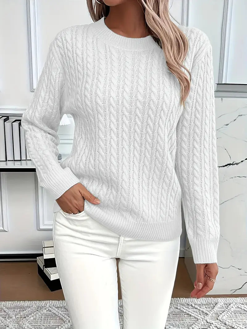 Tahlira – Stilfuld Casual Striktrøje