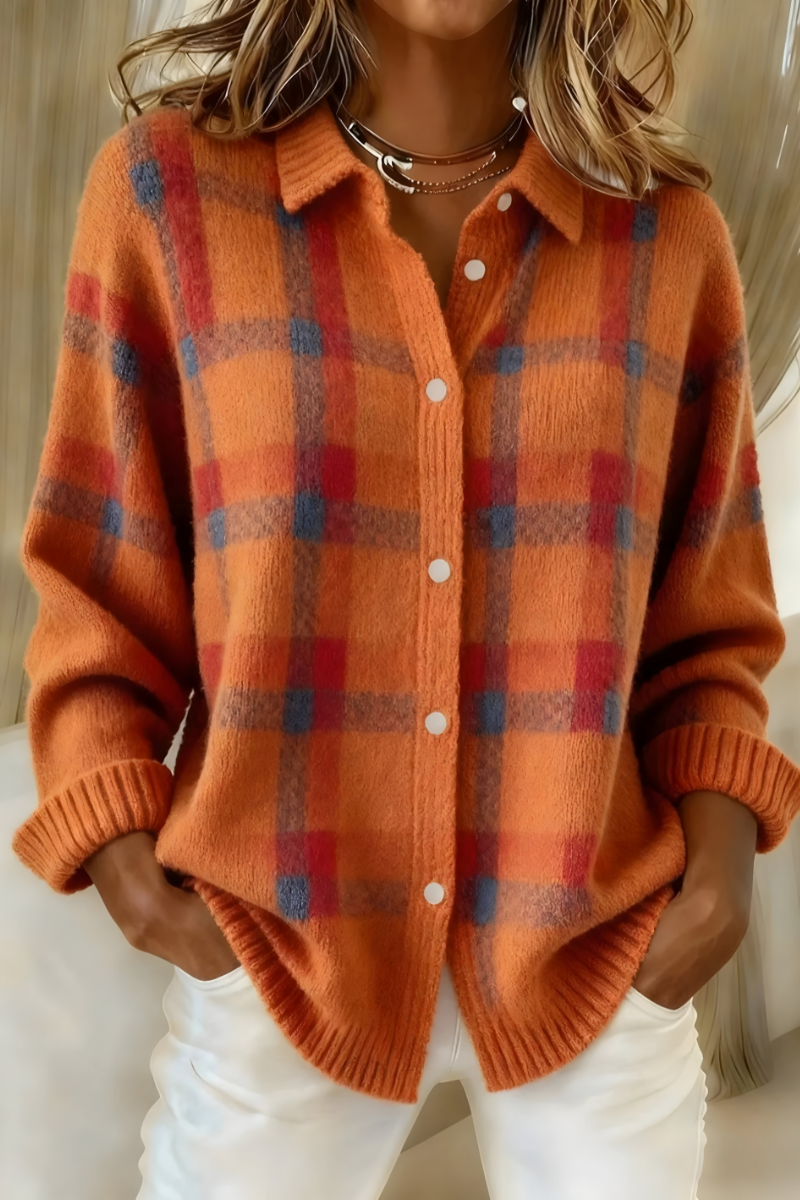 Tesa™ | Blød Strikcardigan med Tern