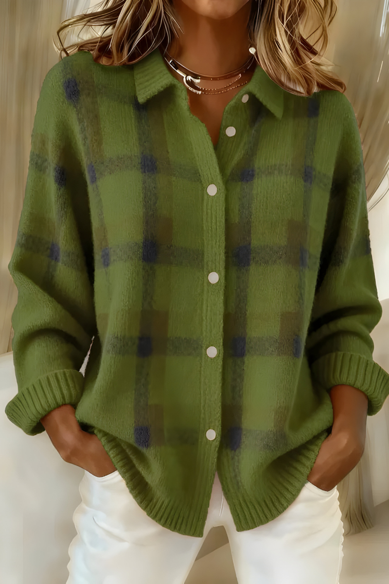 Tesa™ | Blød Strikcardigan med Tern