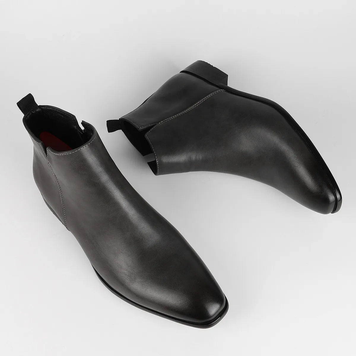 Męskie obuwie buty | Buty o długości do kostki z bocznym zamkiem projekt