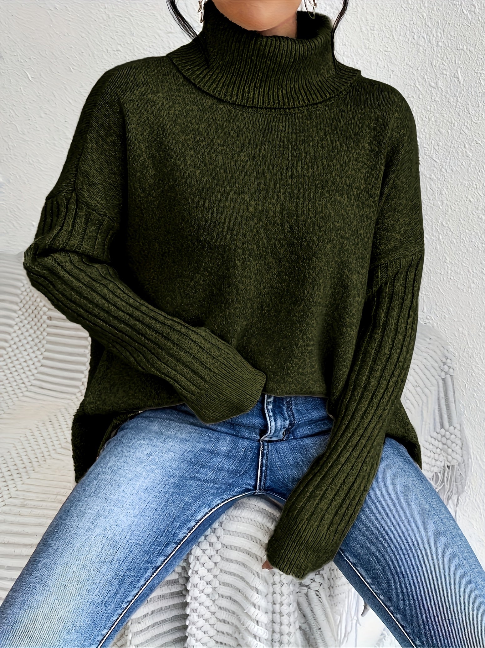 Sweter Tahlia Casual Asymetryczny