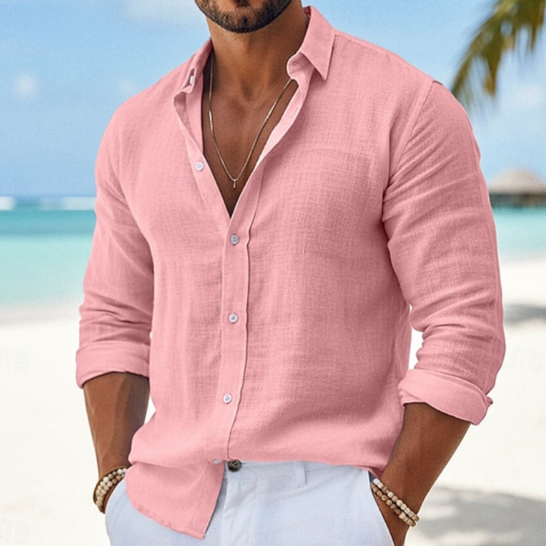 Liam | Casualna Koszula Lniania