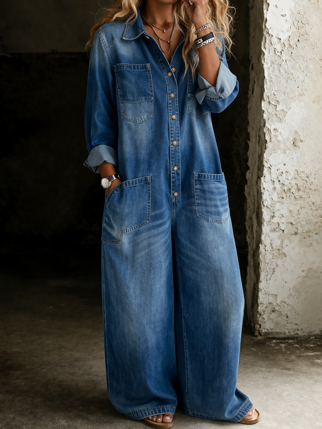 LENA | Komfortowy Kombinezon Casual