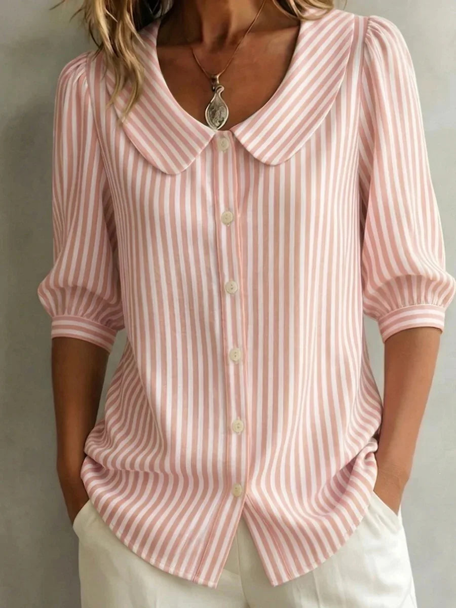 Alice - Afslappet stribet bluse