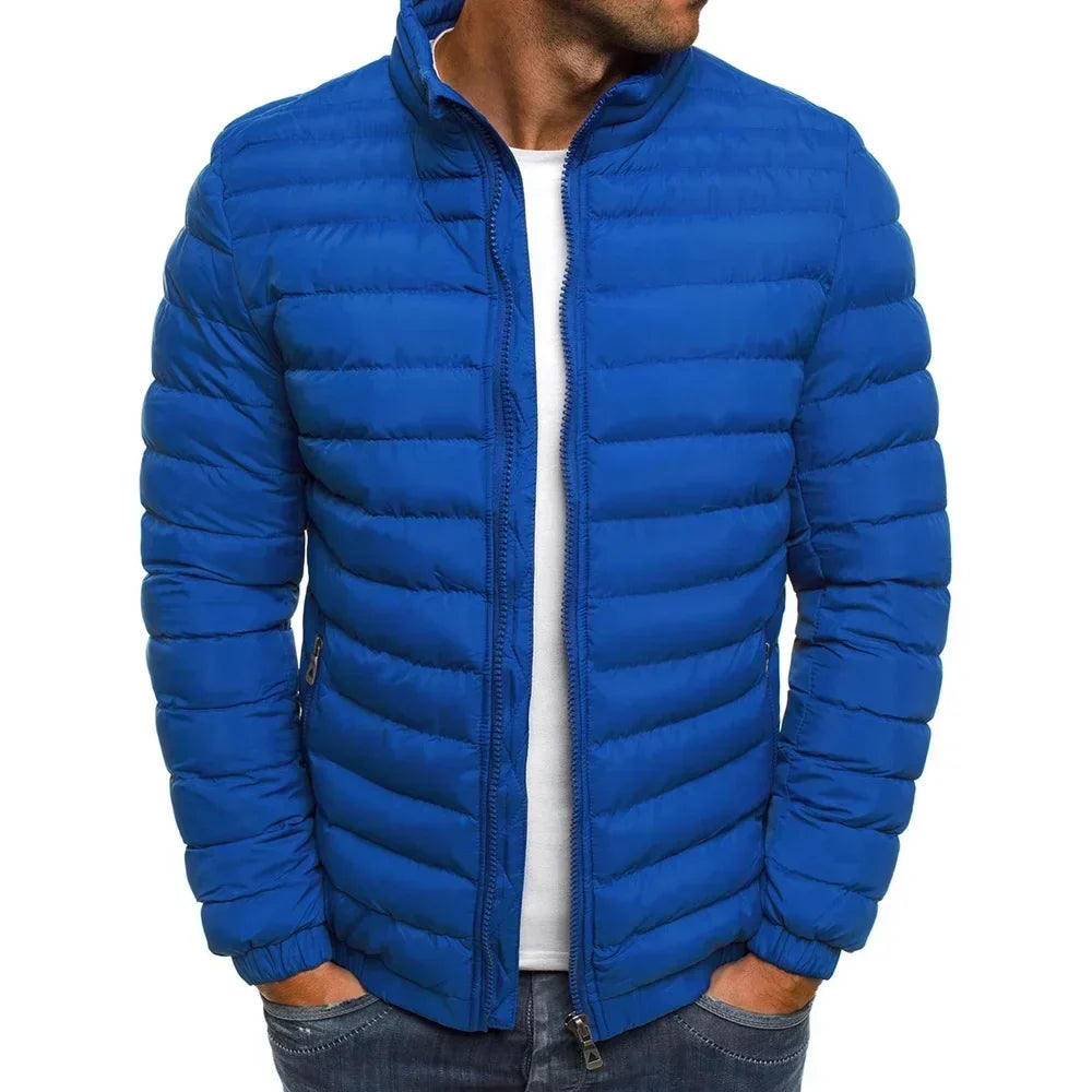 MATEUSZ| KURTKA PUFFER QUILTÉE W STYLU MIEJSKIM DLA MĘŻCZYZN