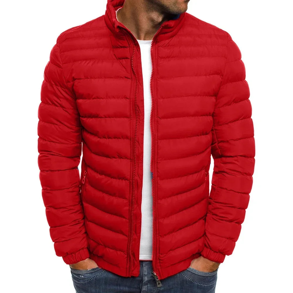 MATEUSZ| KURTKA PUFFER QUILTÉE W STYLU MIEJSKIM DLA MĘŻCZYZN