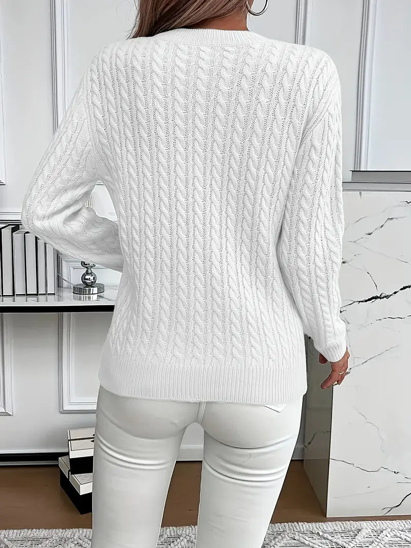 Tahlira – Stilfuld Casual Striktrøje