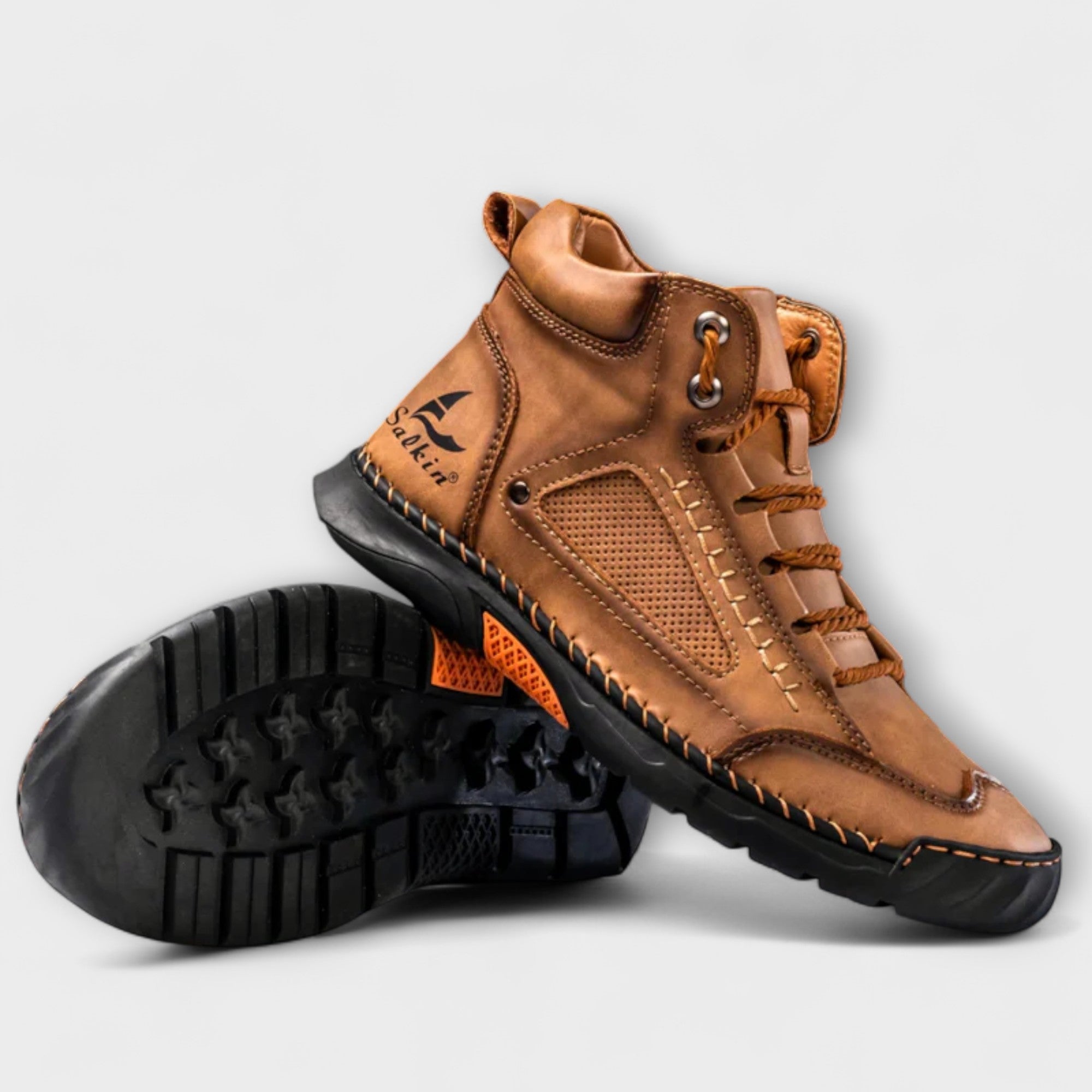 Bartosz | Wysokie skórzane buty